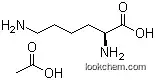 Molecular Structure of 57282-49-2 (L-Lysine monoacetate)